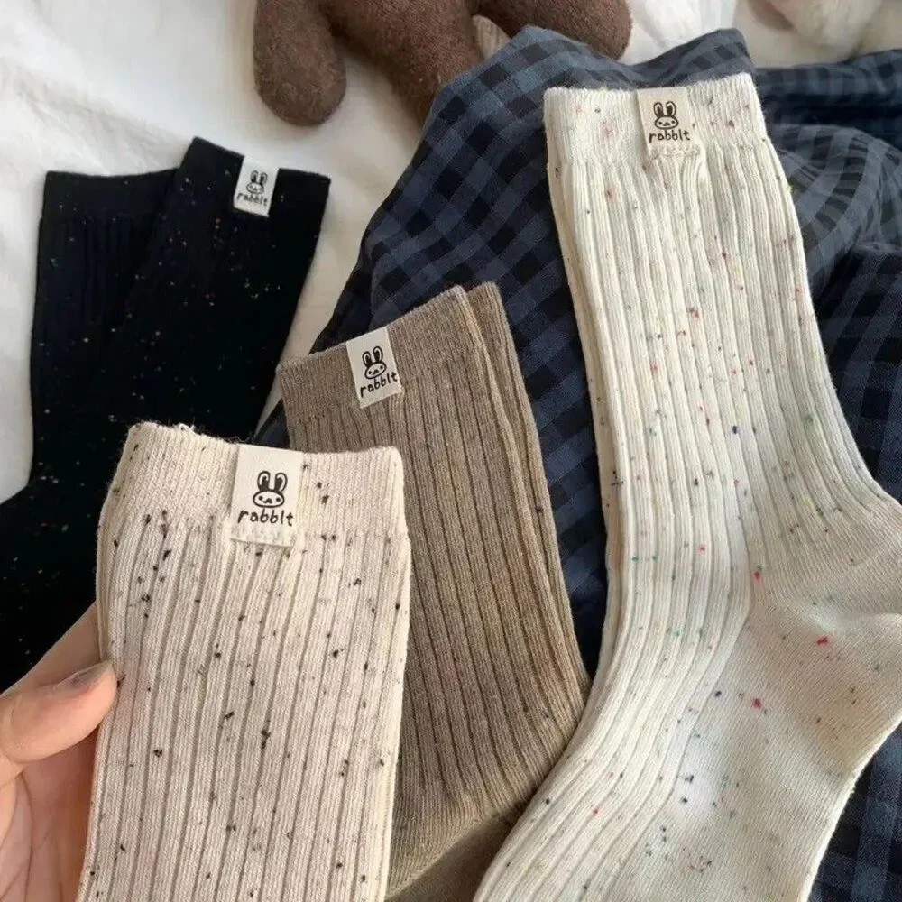Rabbit Brand Women's Ultra Soft Everyday Socks One Size NEW Mid-Calf 4 Pack